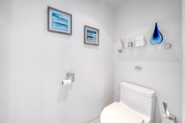 bathroom with toilet