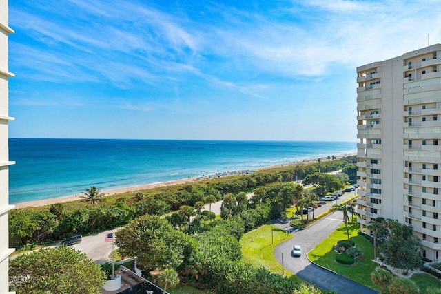 4545 N Ocean Blvd Unit 11C, Boca Raton, FL 33431 - water view featuring a view of the beach