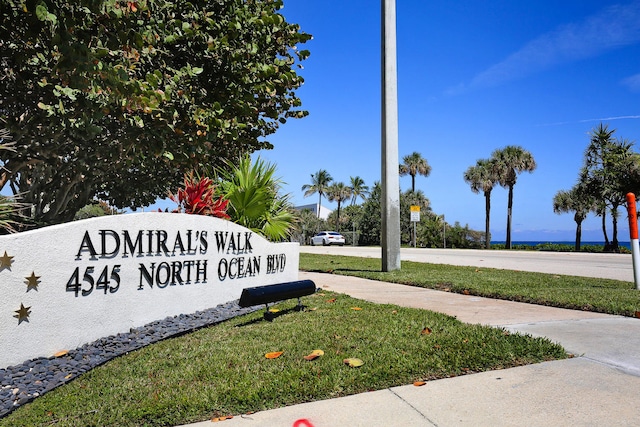4545 N Ocean Blvd Unit 11C, Boca Raton, FL 33431 - view of community / neighborhood sign
