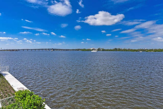 property view of water