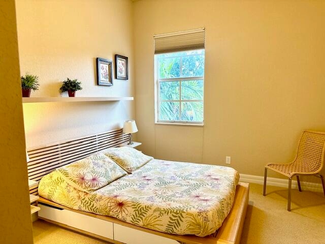 bedroom with carpet flooring