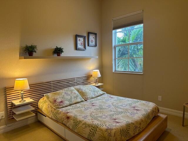 bedroom featuring carpet flooring