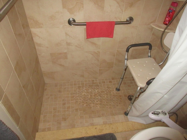 bathroom featuring tile patterned flooring