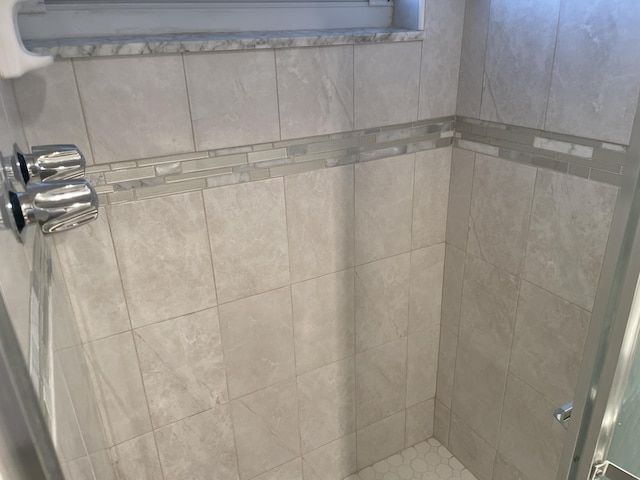 room details featuring a stall shower