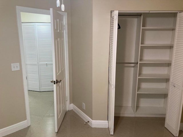 view of closet