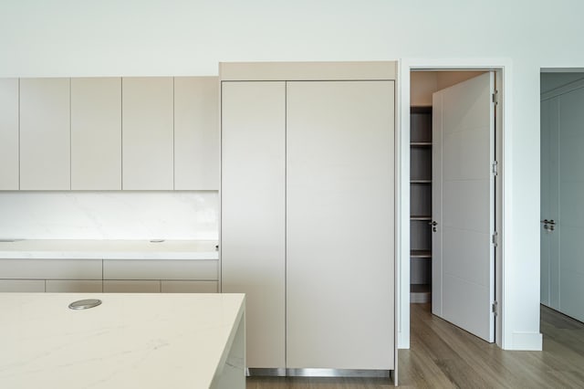 interior space featuring light hardwood / wood-style flooring