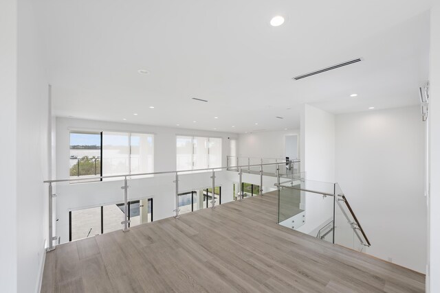 interior space featuring light hardwood / wood-style flooring