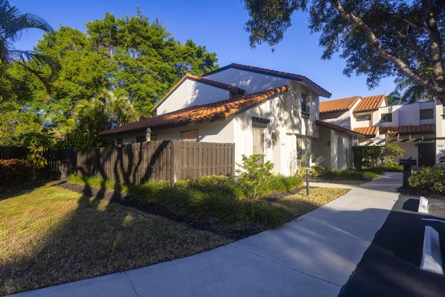 view of property exterior