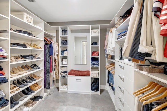 view of spacious closet