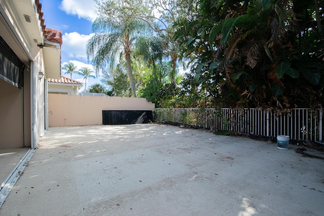 view of patio / terrace featuring a fenced backyard