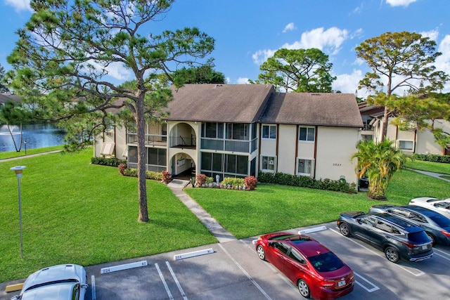 view of property featuring a water view