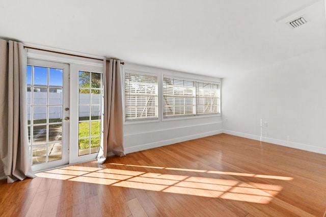 interior space featuring light hardwood / wood-style flooring