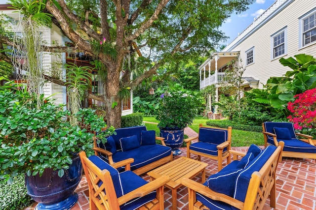 view of patio / terrace with outdoor lounge area