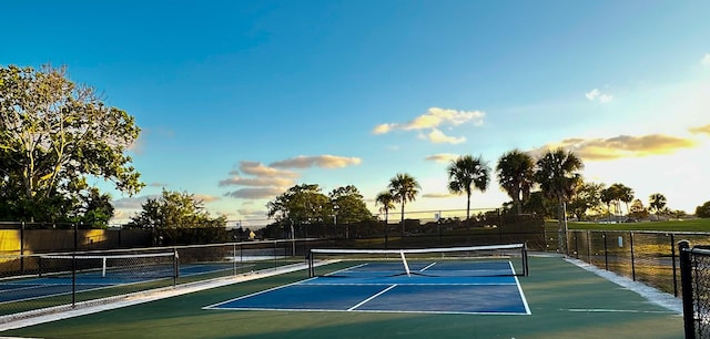 view of tennis court