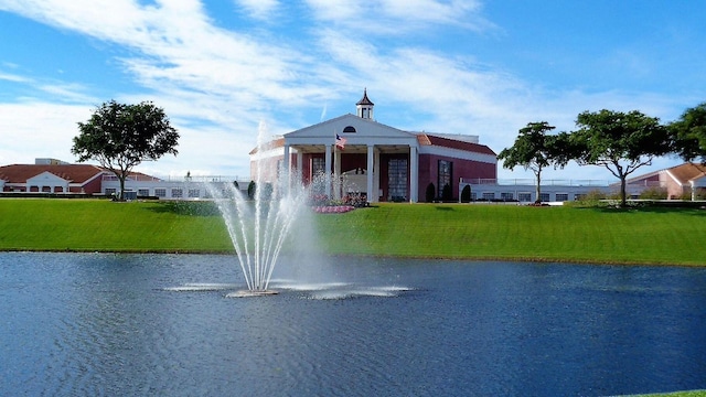 view of water feature