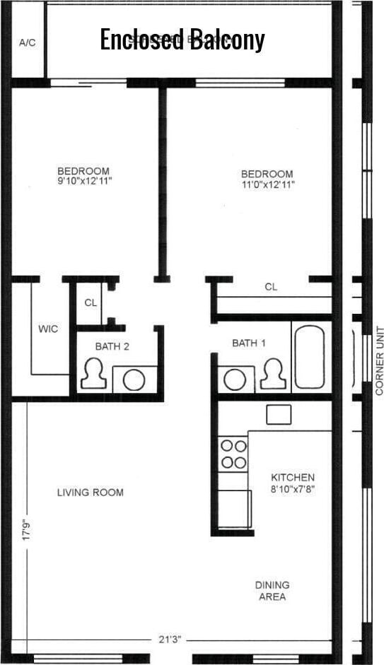 38 Farnham B, Deerfield Beach, FL 33442 - room layout