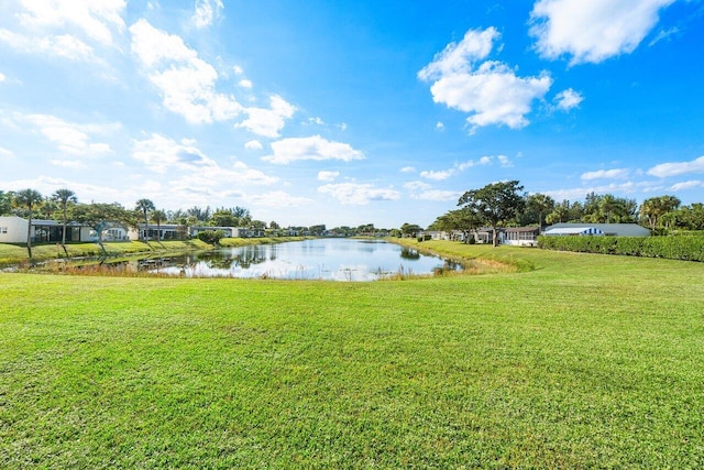 view of water feature