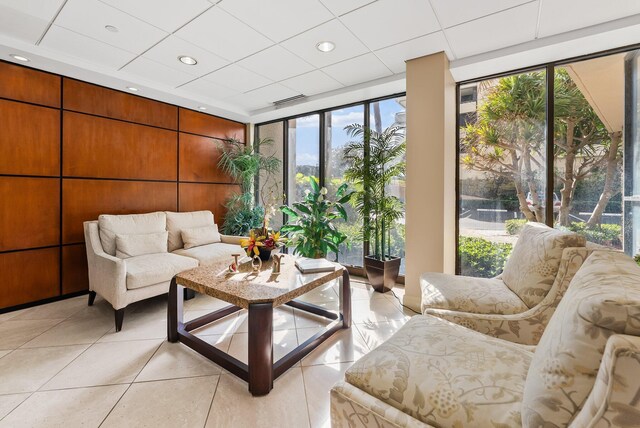 interior space with a wealth of natural light