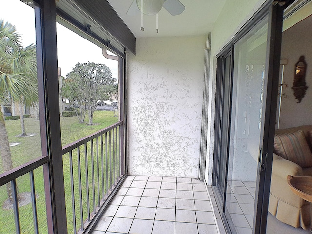 810 Sky Pine Way Unit F2, Greenacres, FL 33415 - balcony with ceiling fan