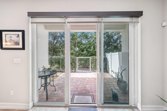 view of doorway