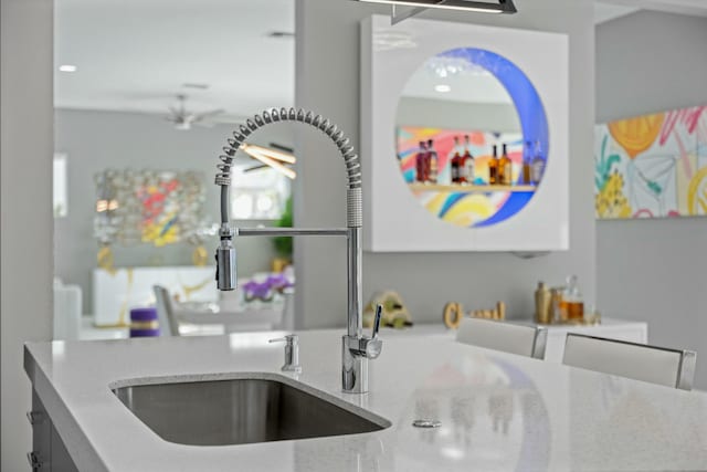 kitchen featuring sink