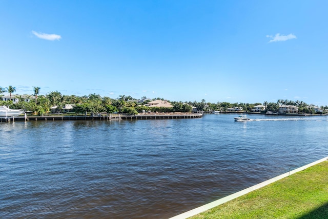 view of water feature