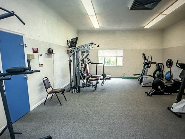 view of exercise room