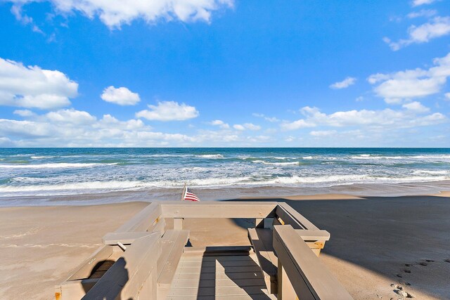 7370 S Ocean Dr Unit 111, Jensen Beach, FL 34957 - water view featuring local beach