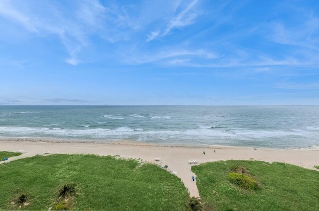 water view featuring a view of the beach