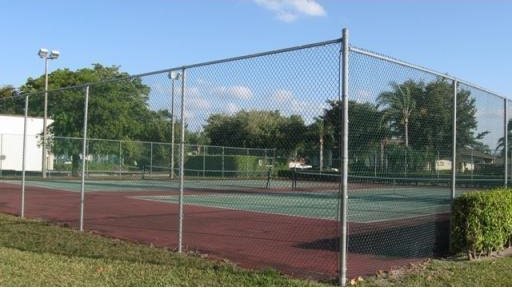 view of tennis court