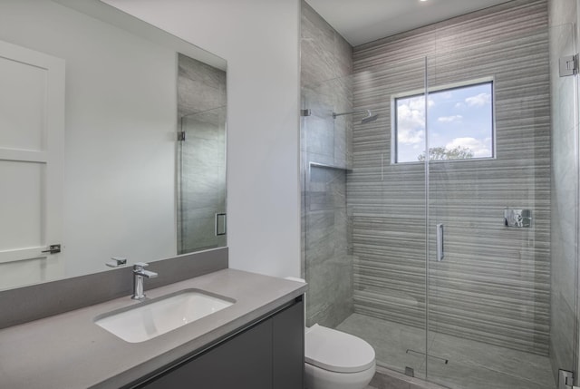 18416 Symphony Ct, Jupiter, FL 33458 - full bath with vanity, a shower stall, and toilet