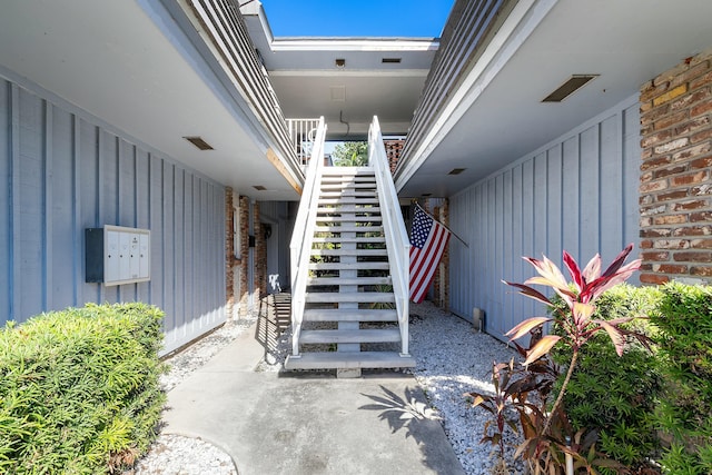 view of staircase