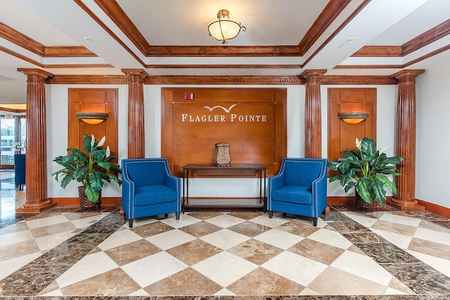 view of community lobby