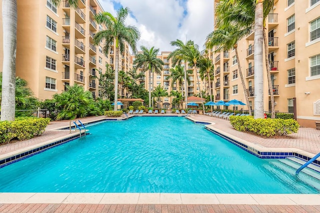 view of swimming pool