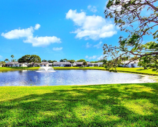 view of water feature