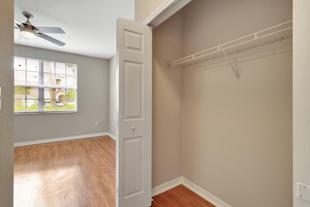 view of closet