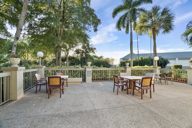 view of patio