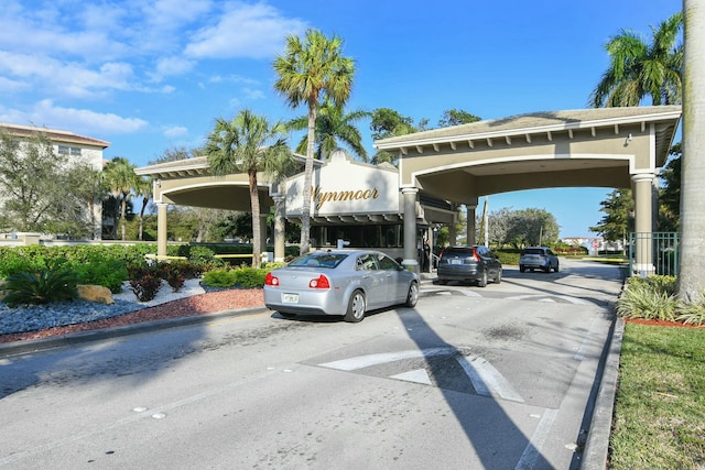 view of car parking