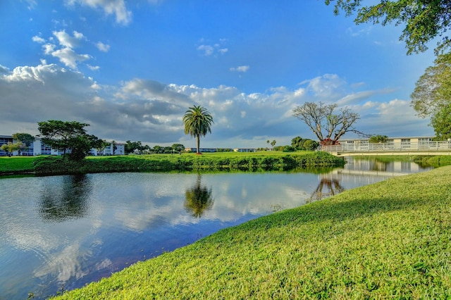 property view of water