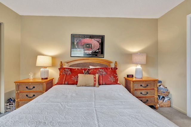 bedroom with carpet flooring