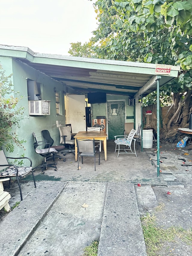 view of patio