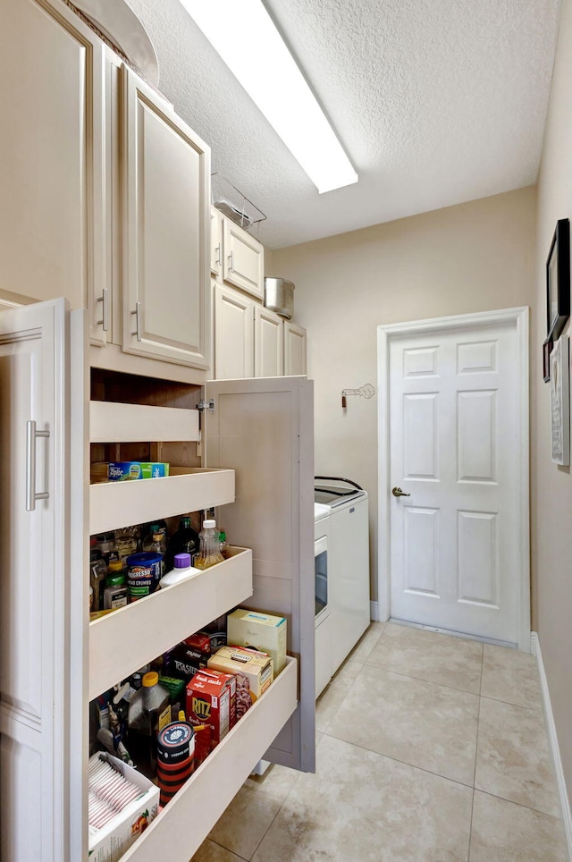 pantry with washer and dryer