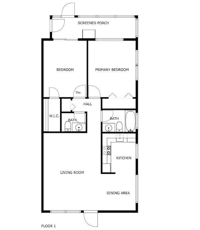76 Sheffield D, West Palm Beach, FL 33417 - home floor plan