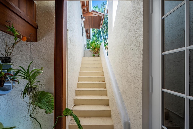 view of staircase