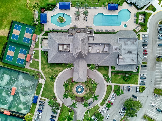 drone / aerial view