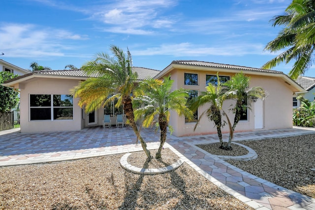 view of front of house featuring a patio area