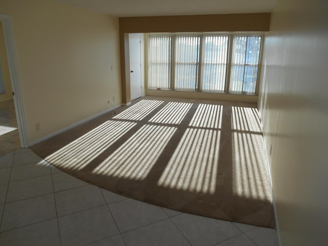 view of tiled empty room