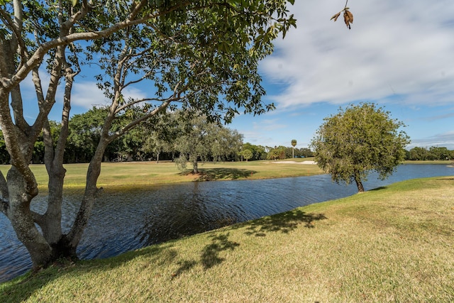 view of water feature