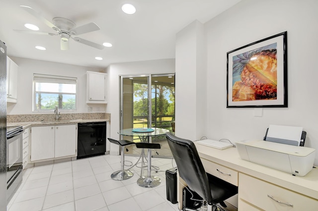 living room featuring light tile patterned flooring and a textured ceiling