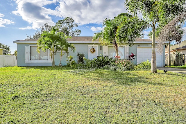167 SW Tulip Blvd, Port Saint Lucie, FL 34953 - ranch-style home with a garage, stucco siding, and driveway